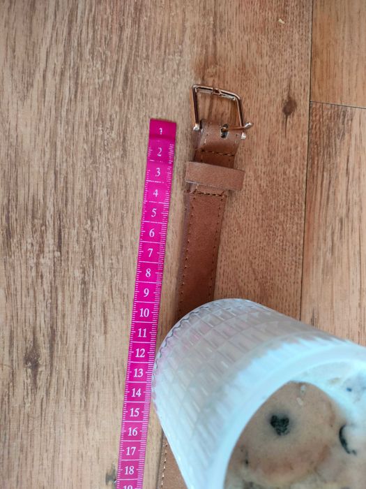 Jasnobrązowy pasek damski szer 1,9 cm