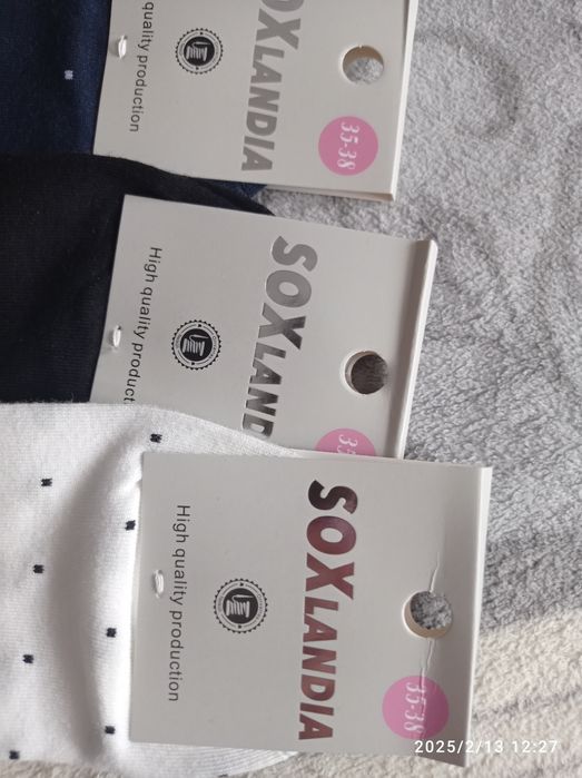 Skarpety damskie 35/38-NOWE