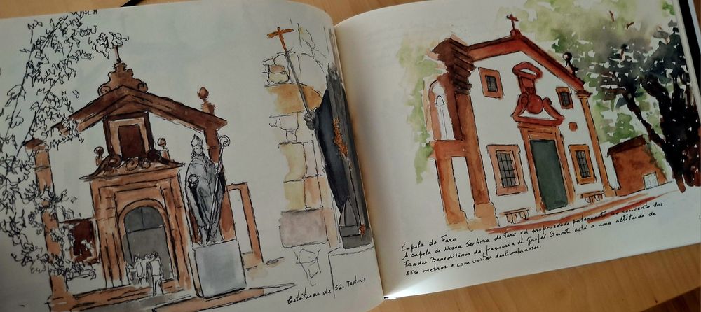 Sketchbook "Pelo Alto Minho", Carlos Basto