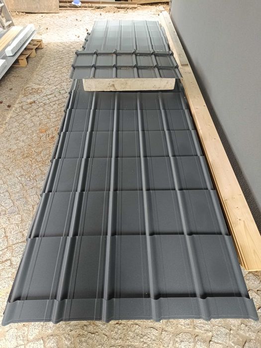 Blachodachówka Claro Modular, Antracyt, Matowa