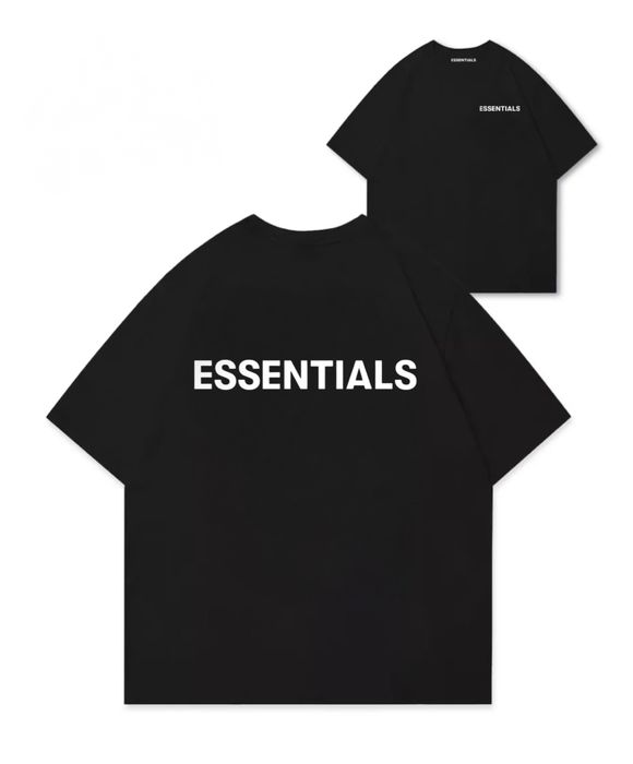 Футболки Essentials Fear of God Logo унисекс ессеншиал тишка Новинка