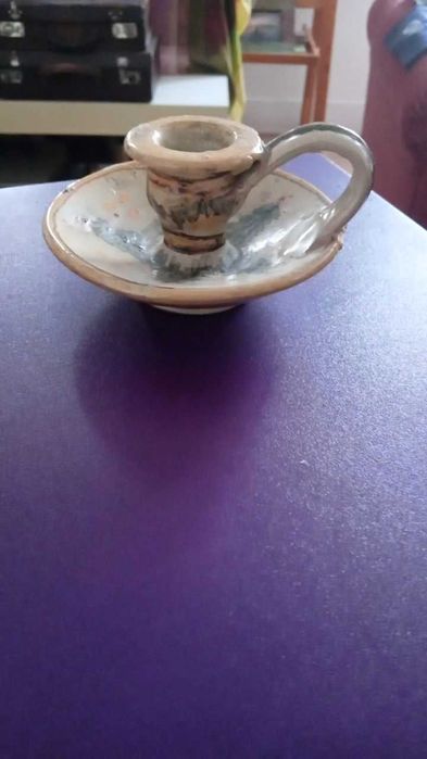 Almancil Pottery Candlestick64585029388673122