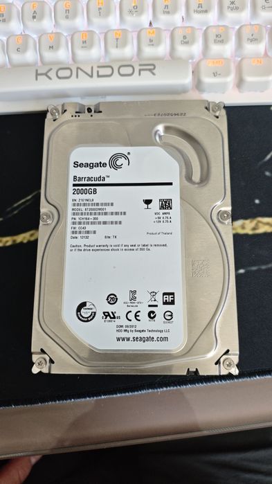 Жесткий диск HDD 2 ТБ — под восстановление или для хранения данных