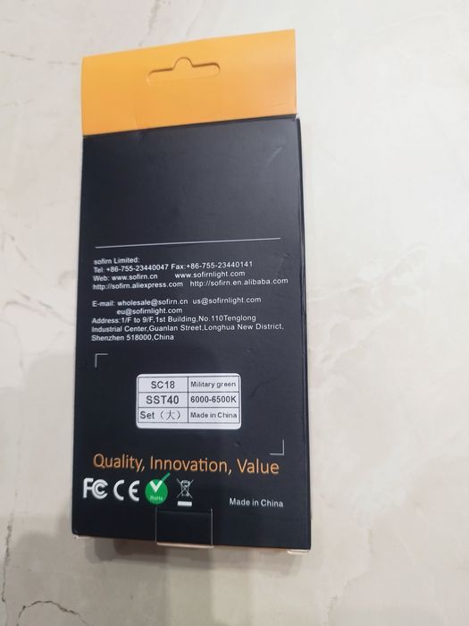 Ліхтар Sofirn SC18 + АКБ 3000мАг компактний ліхтар, дитячий ліхтар