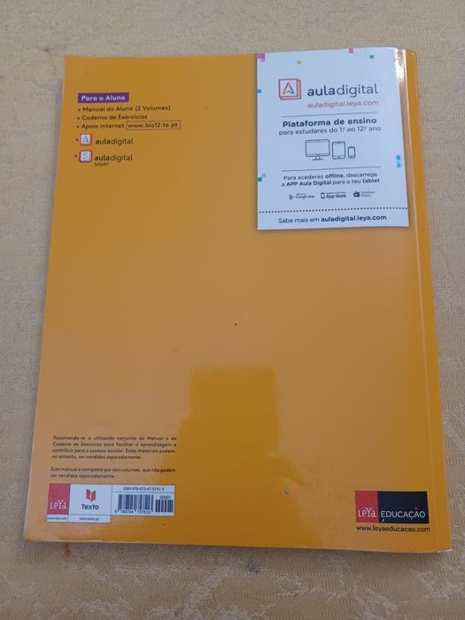 Manual - Bio 12 - biologia - 12 ano volume 2 (COMO NOVO)