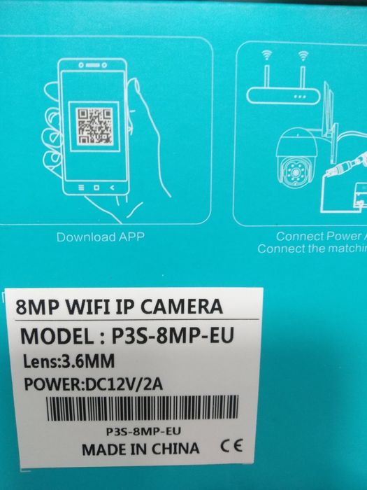 Wifi 4МП 8МП поворотная камера видеонаблюдения 8 кратный зум