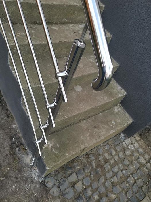 Balustrady nierdzewne polerowane balustrada INOX
