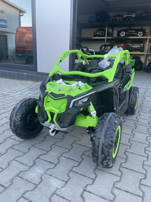 Samochód Auto na akumulator Buggy 4x4 800Watt Pilot Miękkie koła EVA
