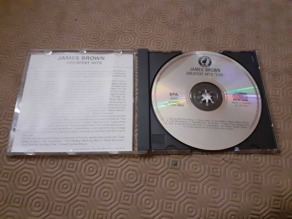 CD  James Brown  Greatest Hits Live