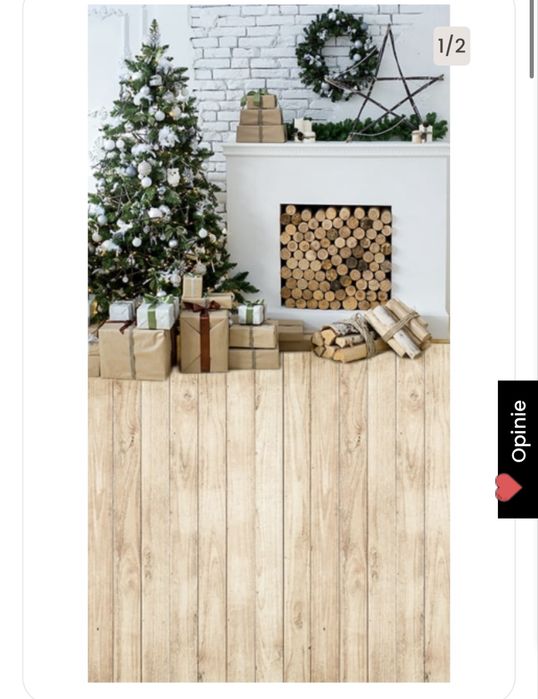 Scenka swiateczna tlo swiateczne winylowe fotograficzne do sesji