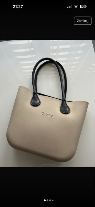Torebka O Bag standard z uszami z naturalnej skory