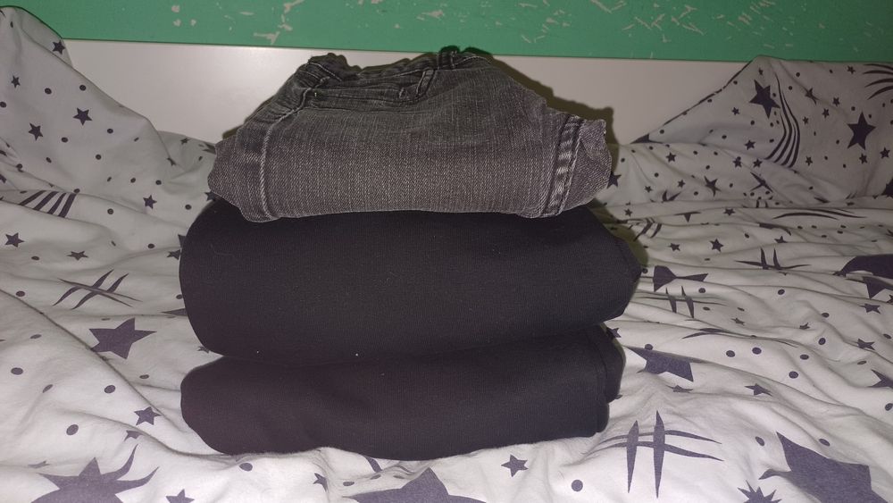 Штани теплі + джинси 140-146