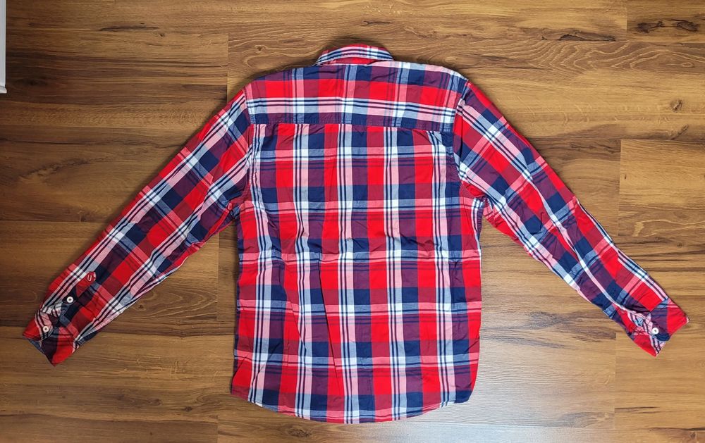 Koszula Croop * rozm. L * na codzień, z długim rękawem, w kratę