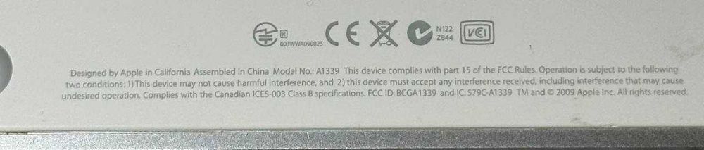 Трекпад Apple magic trackpad a1339