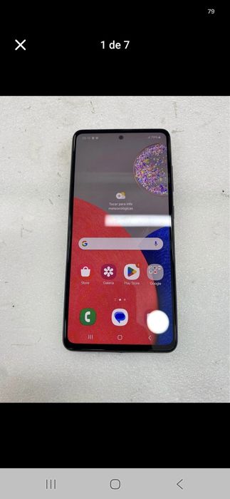 Samsung A52 como novo com capa e protecção de vidro