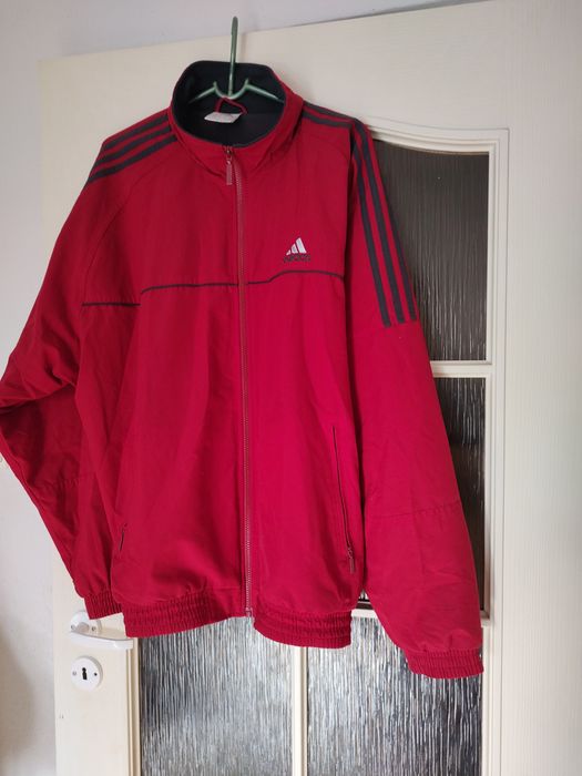 Kurtka męska wiatrówka Adidas rozmiar L 3 stripes