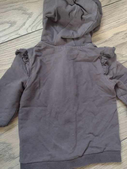 Bluza z kapturem falbanki dla dziewczynki r. 92