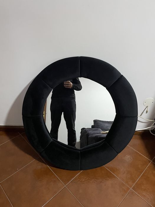 Moldura redonda Paris black