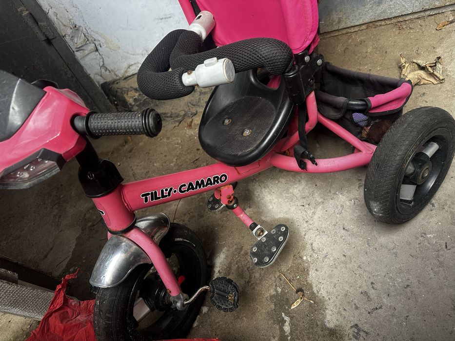 Велосипед с родительской ручкой