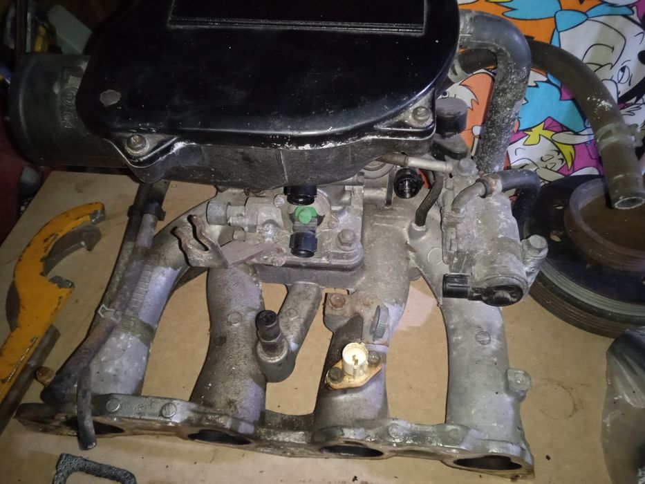 Cabeça completa e coletores de escape