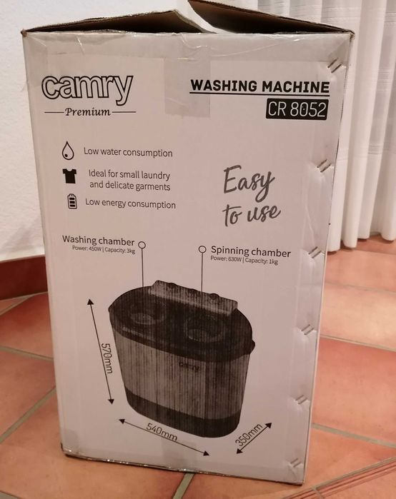Máquina de lavar roupa portátil Camry