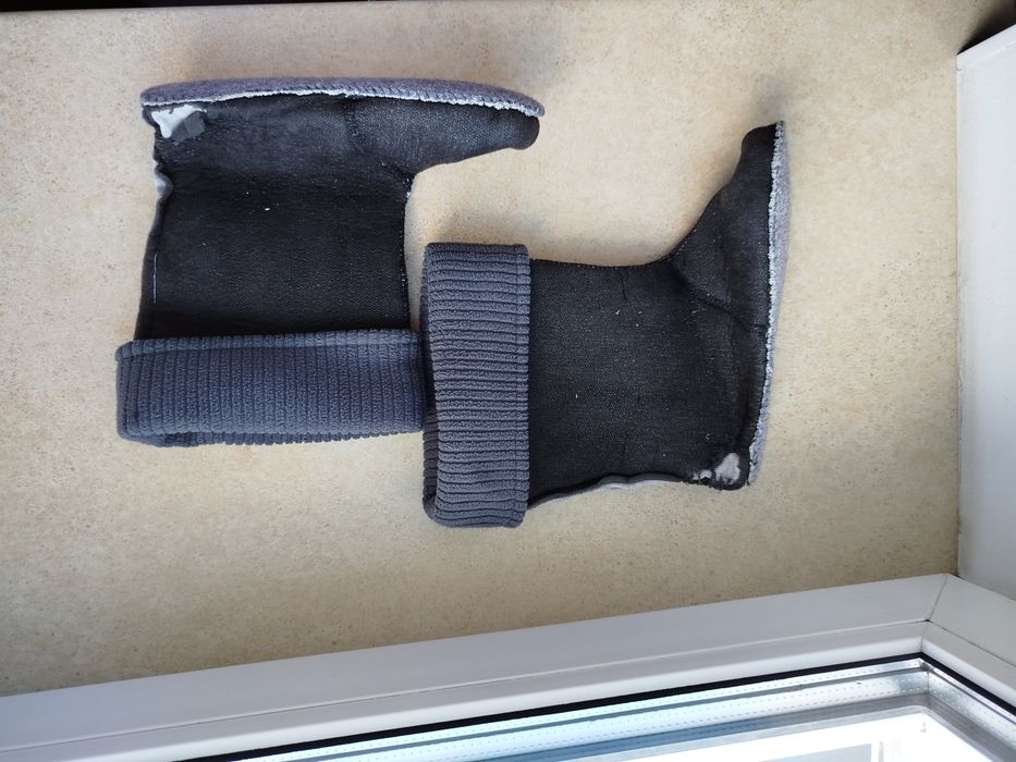 Резинові чоботи утеплені дитячі, 32 розмір, гумові чобітки