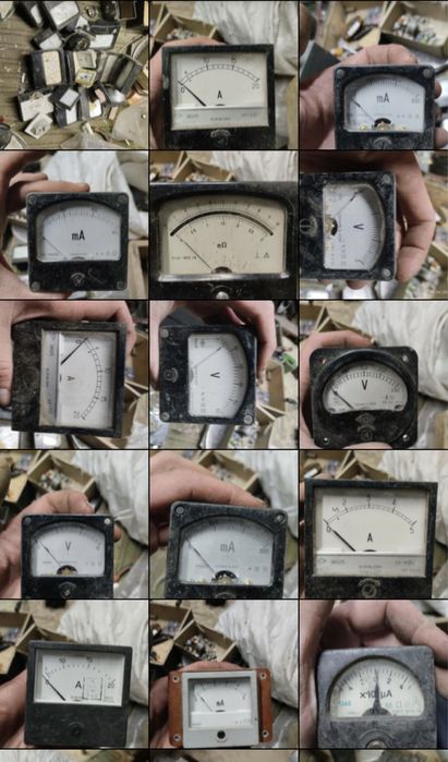 Амперметри, вольтметри. Вимірювальні прилади радянські