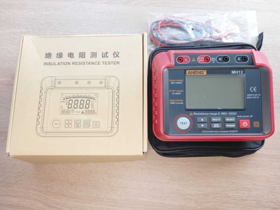 Мегомметр Aneng MH12 (з дефектом)