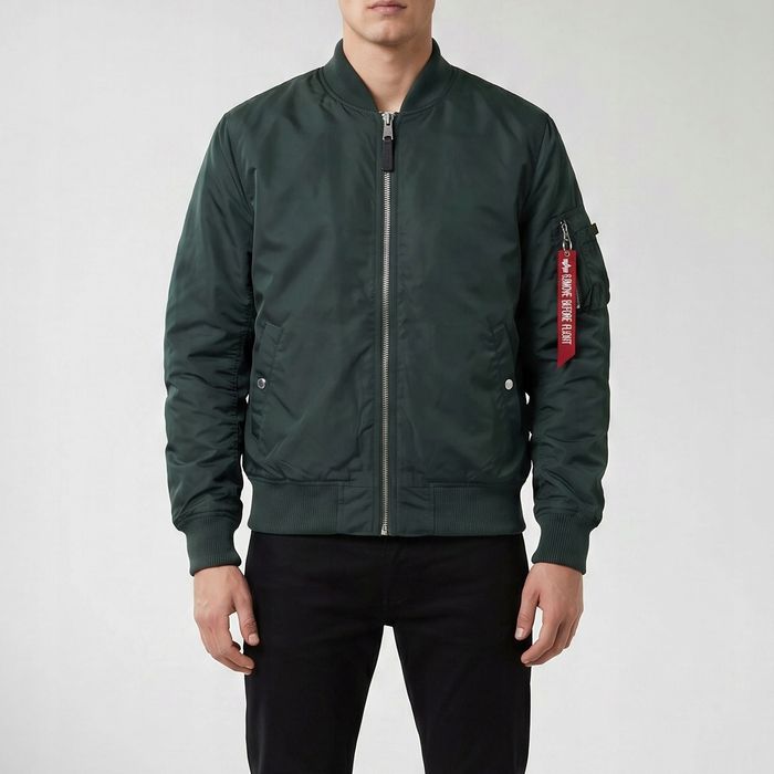 Alpha Industries Ma-1 Nylonowa Kurtka Męska Bomber L