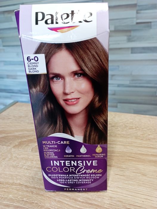 Farba Palette Color Creme 6-0 ciemny blond nowa