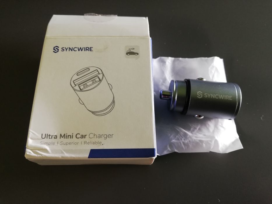 Ładowarka samochodowa USB Syncwire 90W metalowa