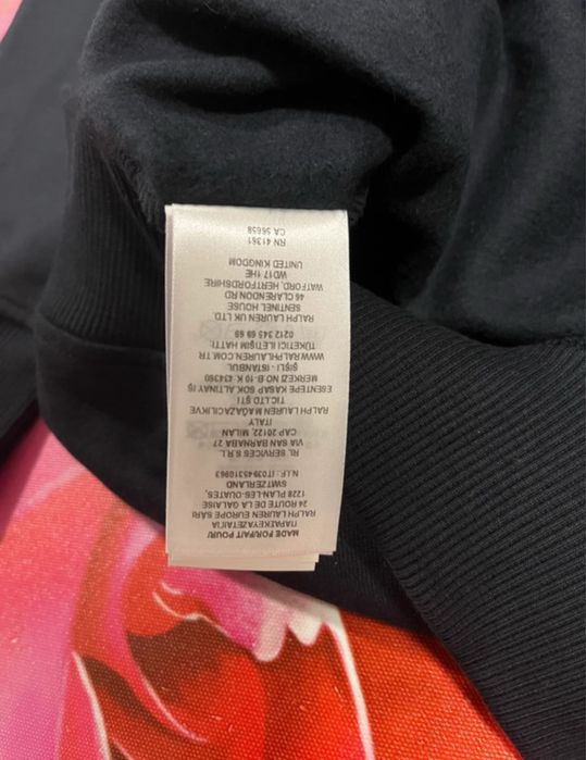 Hoodie Ralph Lauren Azul Marinho sem capuz