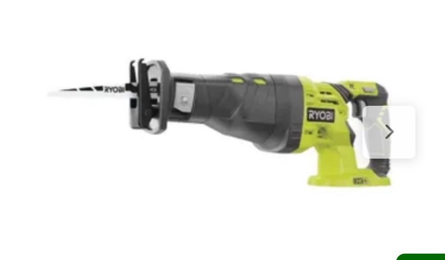 Serra Seabra Ryobi a bateria