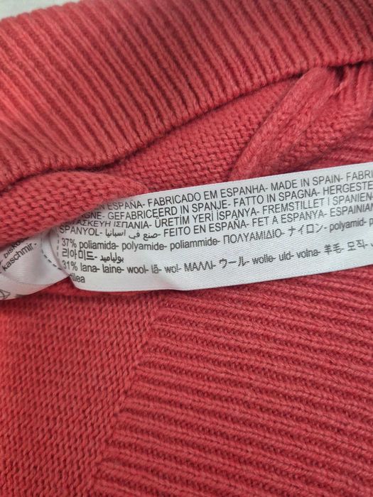 Wełniany sweter Massimo Dutti M/L, oversize, wełna, kaszmir