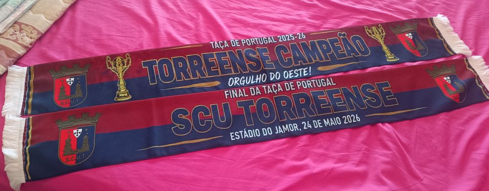 Cachecol Torreense campeão taça de Portugal
