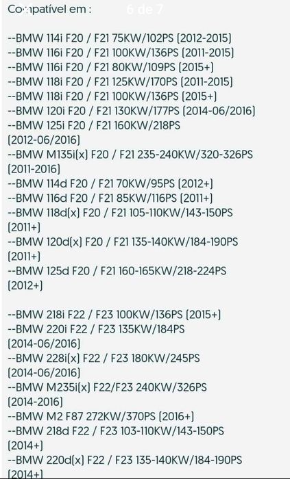 Intercooler BMW F20 F21 F22 F23 F30 F31 F34 F36