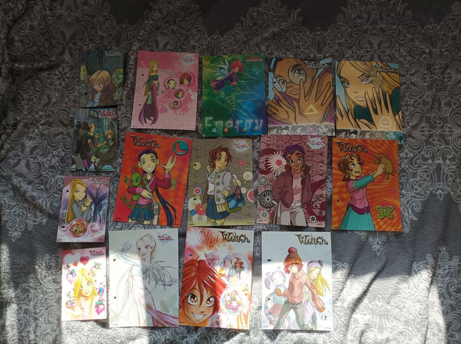 Karteczki kolekcjonerskie Witch i Winx