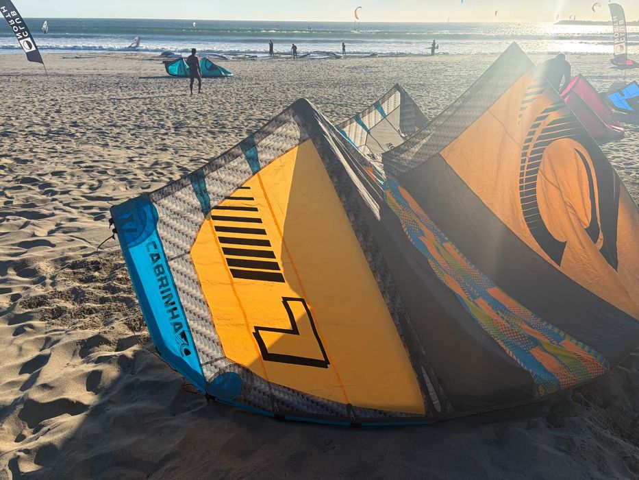Conjunto Kite Cabrinha Drifter 7 m + 9 m com barra 1X