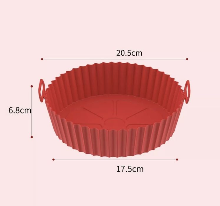 Base air fryer em silicone nova em varias cores