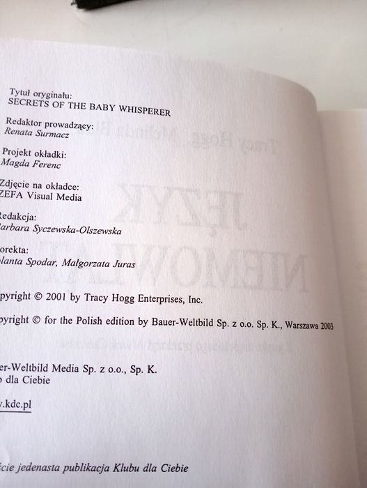 Język niemowląt - Hogg