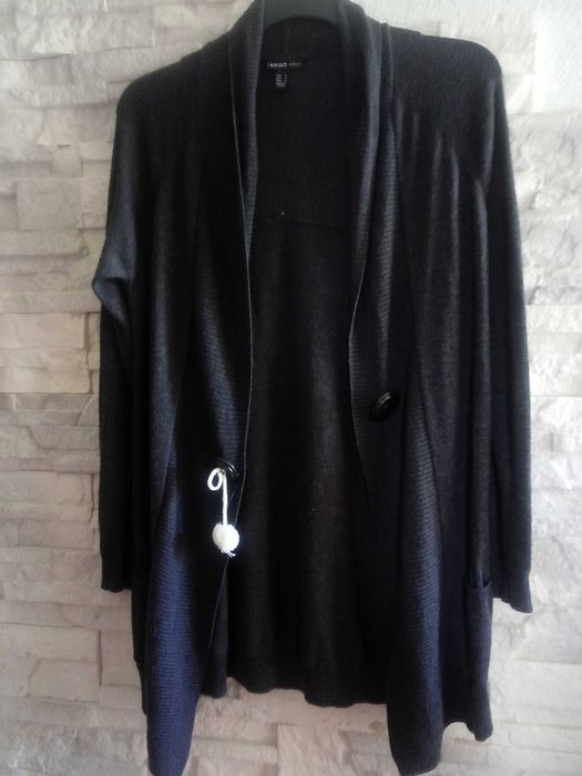 Sweter kardigan ciemny grafit M/L/40/42/44