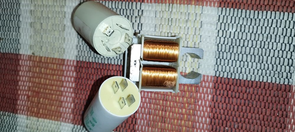 Kit eletrônico lava-roupa: bomba de esgoto plaset+ condensador 12 uF +filtro