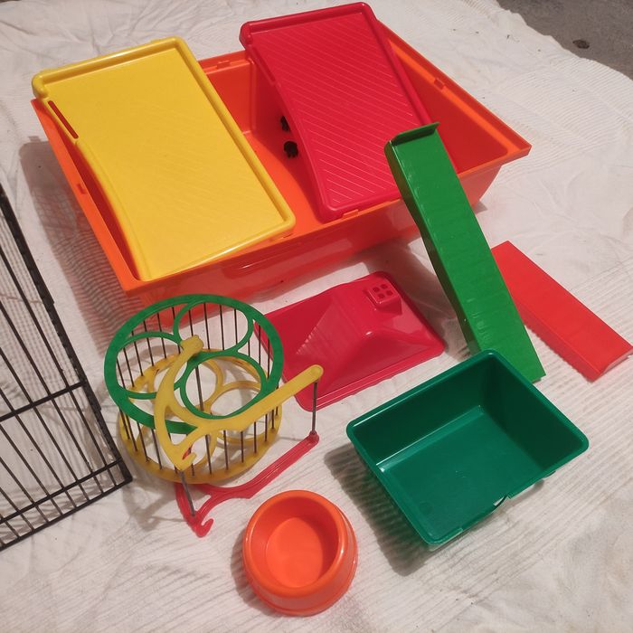 Klatka dla chomika, gryzonia NOWA z wyposażeniem + gratis