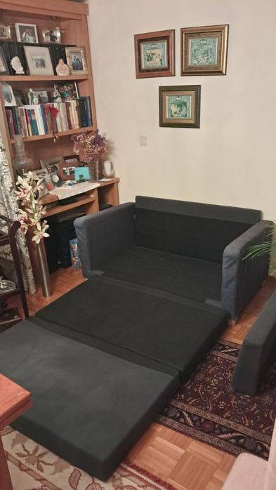 Sofá Cama Azul Escuro