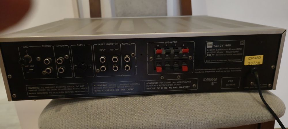 DUAL CV 1460 – wzmacniacz stereo – klasyczny niemiecki Hi-Fi