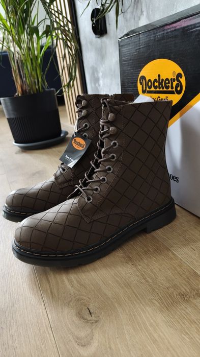 Nowe botki Dockers r 41 brązowe z metką i kartonem jesień zima