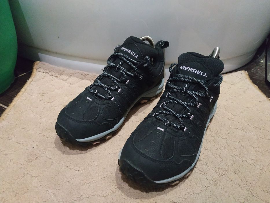 Женские кроссовки,ботинки merrell gore-tex водонепроницаемые black originals