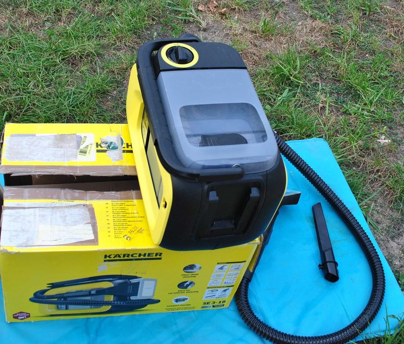 Odkurzacz bateryjny Karcher SE 3-18 Compact do prania tapicerki