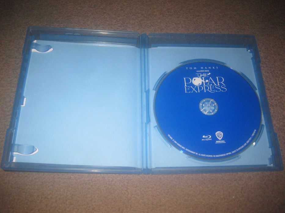 Blu-Ray "Polar Express" com Tom Hanks/Raro!