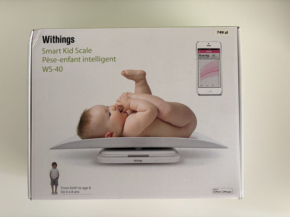Withings Smart Kid Scale - Waga Do Ważenia Niemowląt I Dzieci